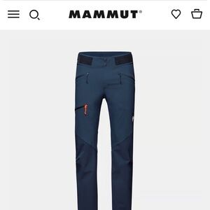 Men’s mammut size 30 courmayeur SO pants